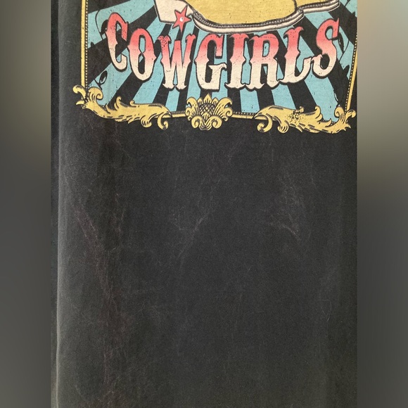 HRT & LUV Western T-shirt Dress Womens Sz S Cowgirl Nashville Bar Concert west - Picture 4 of 6